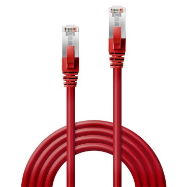 Lindy Câble réseau Rouge Cat.6 S FTP LSZH, 2m (testé par Fluke)