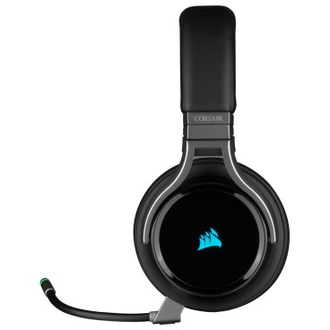 Corsair Virtuoso RGB Casque Arceau Connecteur de 3,5 mm USB Type-A Charbon