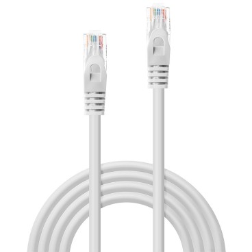 Lindy Câble réseau Blanc Cat.6 U UTP, 1m