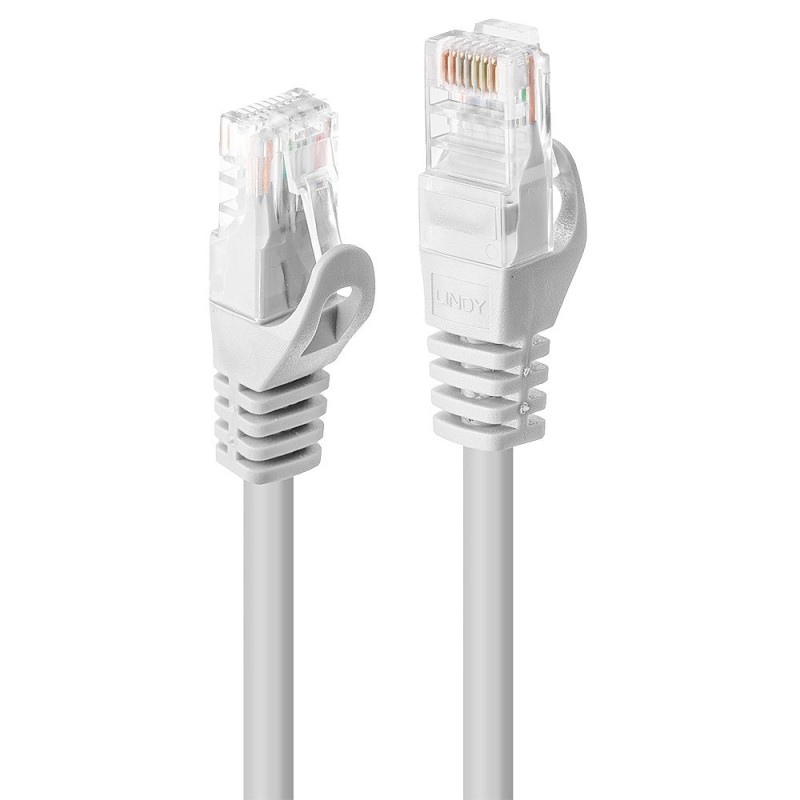 Lindy Câble réseau Blanc Cat.6 U UTP, 5m
