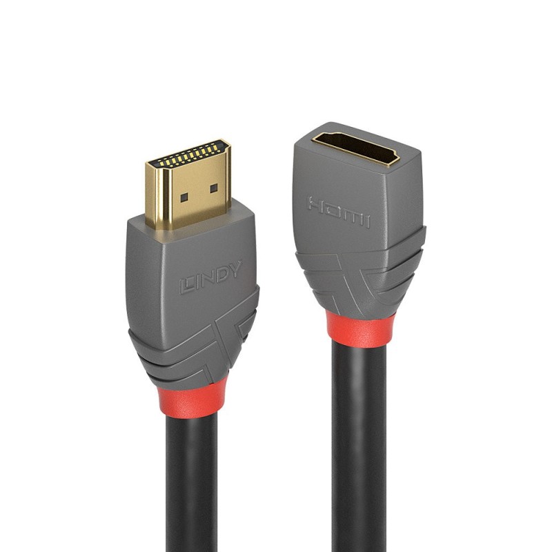 Lindy Rallonge HDMI High Speed Anthra Line, 0.5m