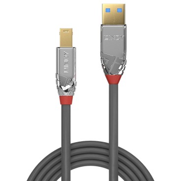 Lindy Câble USB 3.2 Type A vers B, 5Gbit s, Cromo Line, 0.5m