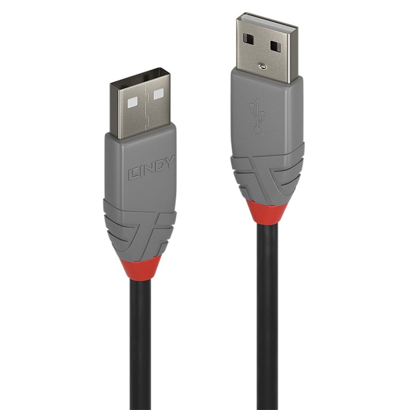 Lindy Câble USB 2.0 type A A, Anthra Line, 0.5m