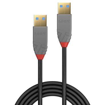 Lindy Câble USB 3.2 type A vers A, 5Gbit s, Anthra Line, 3m