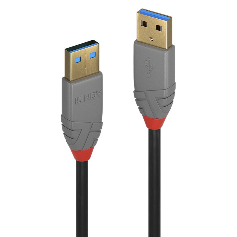 Lindy Câble USB 3.2 type A vers A, 5Gbit s, Anthra Line, 5m
