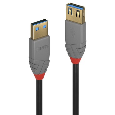 Lindy Rallonge USB 3.2 type A, 5Gbit s, Anthra Line, 2m