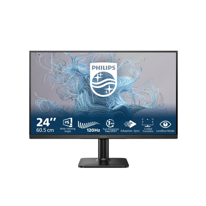 Philips 1000 series 24E2N1110 00 écran plat de PC 60,5 cm (23.8") 1920 x 1080 pixels Full HD LCD Noir