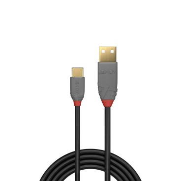 Lindy Câble USB 2.0 Type A vers C de 1m, gamme Anthra