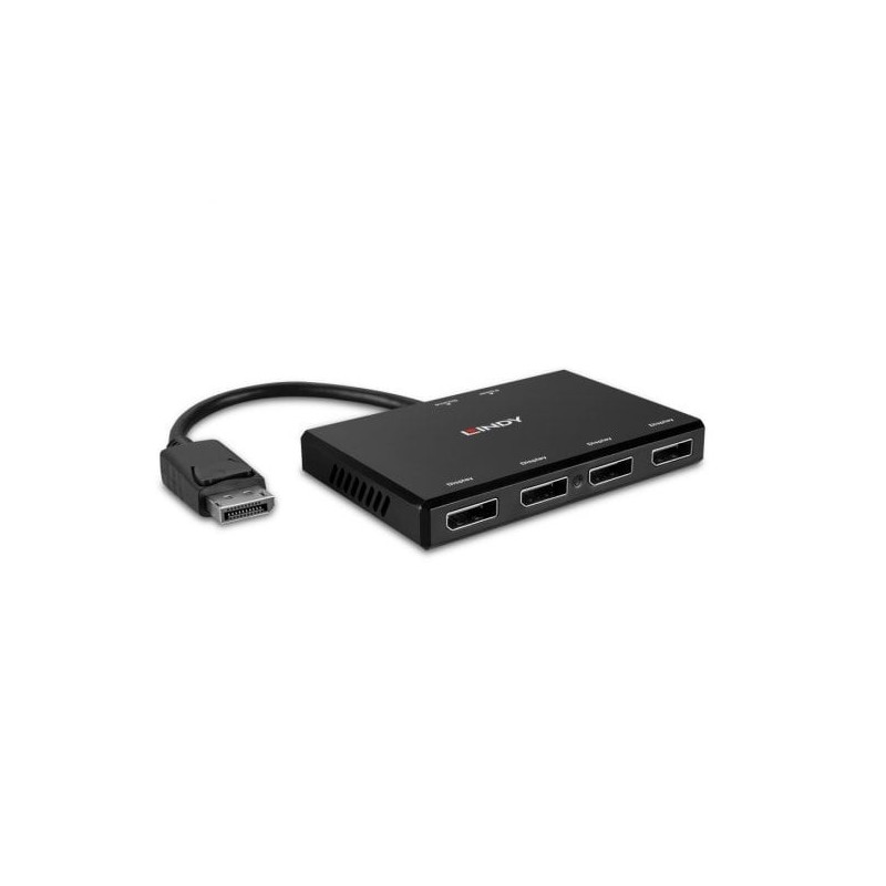 Lindy Hub MST DisplayPort 1.2, 4 ports