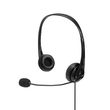 Lindy Micro-casque filaire USB Type A avec contrôle In-line