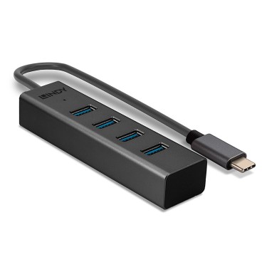 Lindy Hub USB 3.2 Gen 1 Type C 4 ports