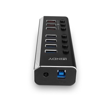 Lindy Hub USB 3.0 4 ports avec 3 ports Quick Charge 3.0