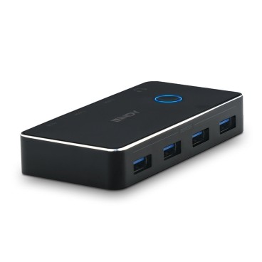 Lindy Switch de partage USB 3.0, 2 vers 4