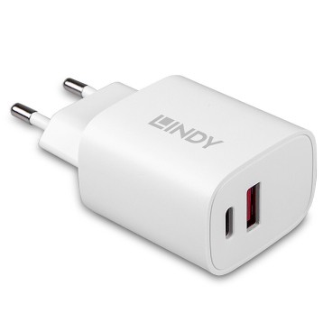 Lindy Chargeur USB Type A & C 20W