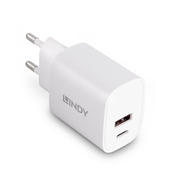 Lindy Chargeur USB Type A & C 20W