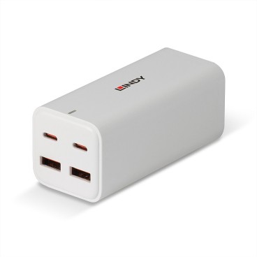 Lindy Chargeur GaN 100W USB Type A & C 4 ports