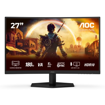 AOC G4 C27G42E écran plat de PC 68,6 cm (27") 1920 x 1080 pixels Full HD LED Noir, Rouge