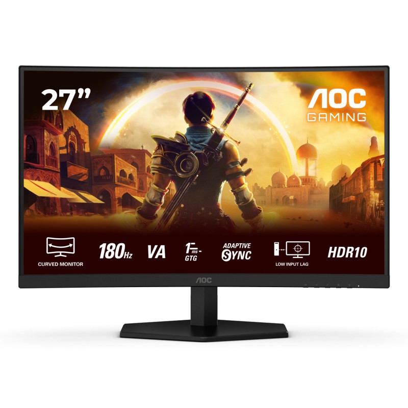 AOC G4 C27G42E écran plat de PC 68,6 cm (27") 1920 x 1080 pixels Full HD LED Noir, Rouge