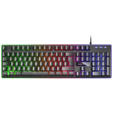 Mars Gaming MCPXBFR clavier Souris incluse USB Français Noir