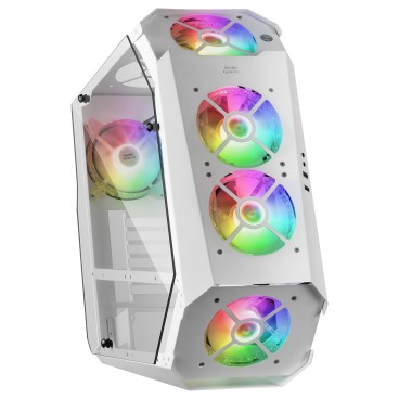 Mars Gaming MC51W unité centrale Blanc