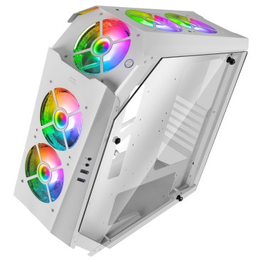 Mars Gaming MC51W unité centrale Blanc