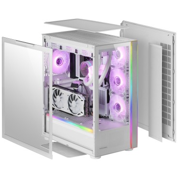 Mars Gaming MCULTRAW unité centrale Tower Blanc