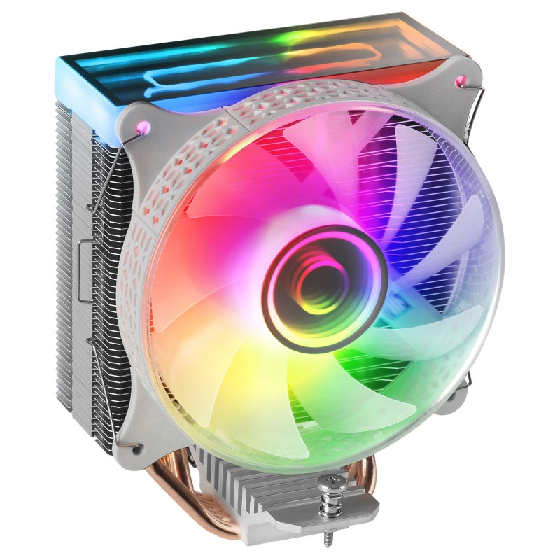 Mars Gaming MCPU-VR Processeur Refroidisseur de liquide tout-en-un 12 cm Blanc 1 pièce(s)