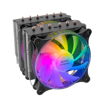 Mars Gaming MCPU-XT Processeur Refroidisseur de liquide tout-en-un 12 cm Noir 1 pièce(s)