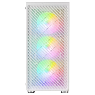 Mars Gaming MCFW unité centrale Midi Tower Blanc