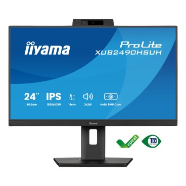 iiyama XUB2490HSUH-B2 écran plat de PC 60,5 cm (23.8") 1920 x 1080 pixels Full HD LED Noir