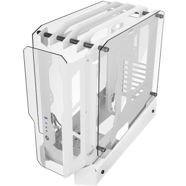 Mars Gaming MC-EDGEW Midi Tower Blanc