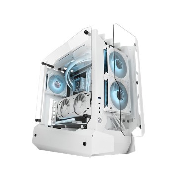 Mars Gaming MC-EDGEW Midi Tower Blanc