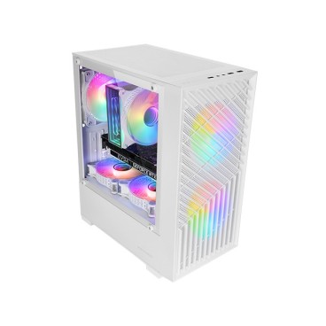 Mars Gaming MC-VORTEXW Mini Tower Blanc