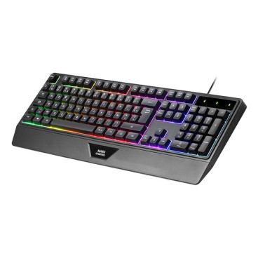 Mars Gaming MCP124PRO clavier Souris incluse USB AZERTY Français Noir
