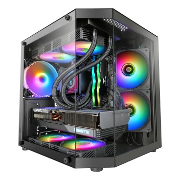 Mars Gaming MC-3TLITE Mini Tower Noir