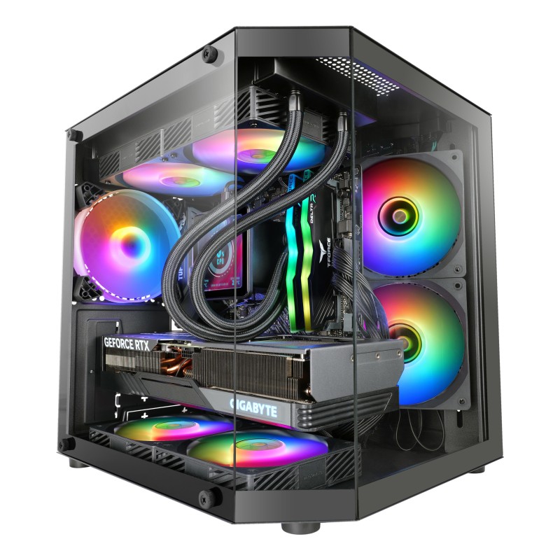 Mars Gaming MC-3TLITE Mini Tower Noir