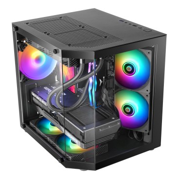 Mars Gaming MC-3TLITE Mini Tower Noir