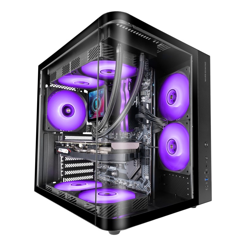 Mars Gaming MC-CURV Midi Tower Noir