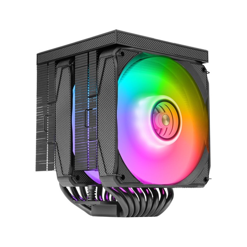 Mars Gaming MCPU-LCDPRO Processeur Refroidisseur d'air 12 cm Noir 1 pièce(s)