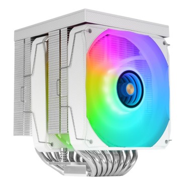Mars Gaming MCPU-LCDPROW Processeur Refroidisseur d'air 12 cm Blanc 1 pièce(s)
