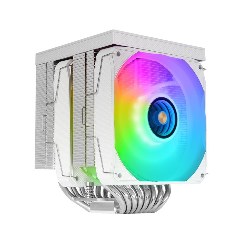 Mars Gaming MCPU-LCDPROW Processeur Refroidisseur d'air 12 cm Blanc 1 pièce(s)