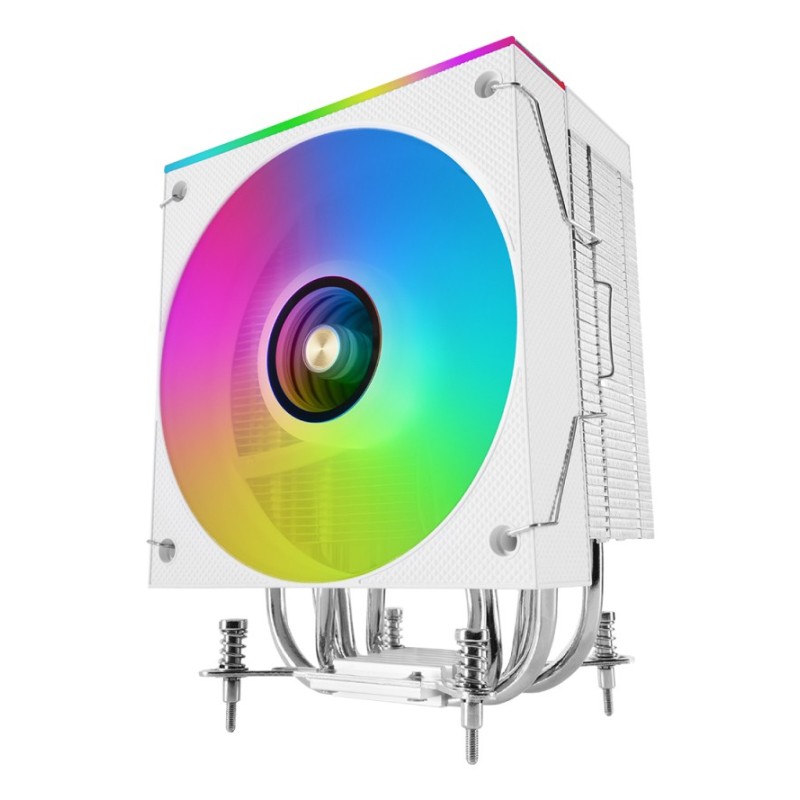 Mars Gaming MCPU-LCDW Processeur Refroidisseur d'air 12 cm Blanc 1 pièce(s)