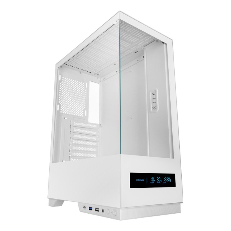 Mars Gaming MC-PULSARW Midi Tower Blanc