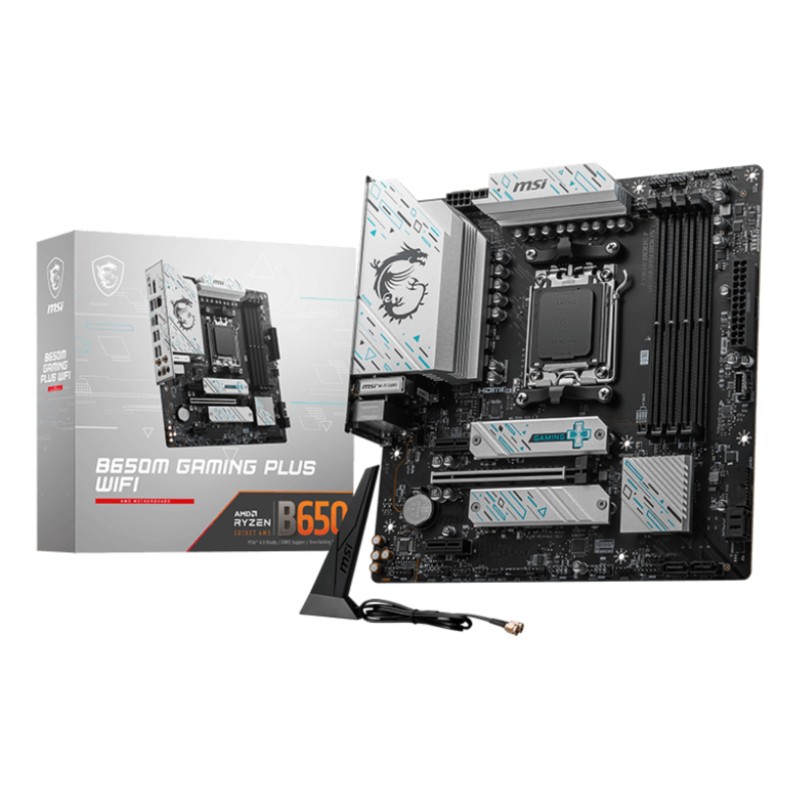 MSI B650M GAMING PLUS WIFI carte mère AMD B650 Emplacement AM5 micro ATX