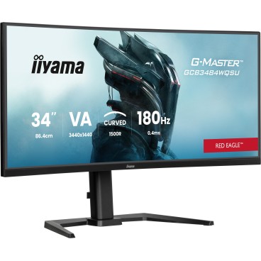 iiyama G-MASTER GCB3484WQSU-B1 écran plat de PC 86,4 cm (34") 3440 x 1440 pixels UltraWide Quad HD LED Noir