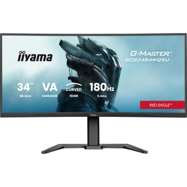 iiyama G-MASTER GCB3484WQSU-B1 écran plat de PC 86,4 cm (34") 3440 x 1440 pixels UltraWide Quad HD LED Noir
