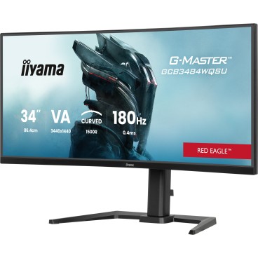 iiyama G-MASTER GCB3484WQSU-B1 écran plat de PC 86,4 cm (34") 3440 x 1440 pixels UltraWide Quad HD LED Noir