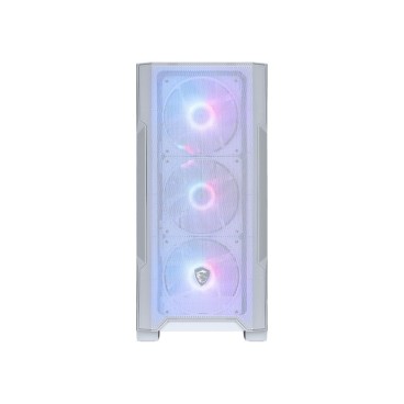MSI MAG Forge M100R Midi Tower Transparent, Blanc