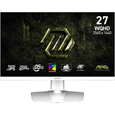 MSI MAG 274QRFW E20 écran plat de PC 68,6 cm (27") 2560 x 1440 pixels Wide Quad HD LCD Blanc