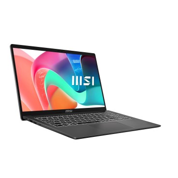 MSI Modern 15 F1MG-686XFR Intel Core 7 150U Ordinateur portable 39,6 cm (15.6") Full HD 8 Go DDR4-SDRAM 512 Go SSD Wi-Fi 6E